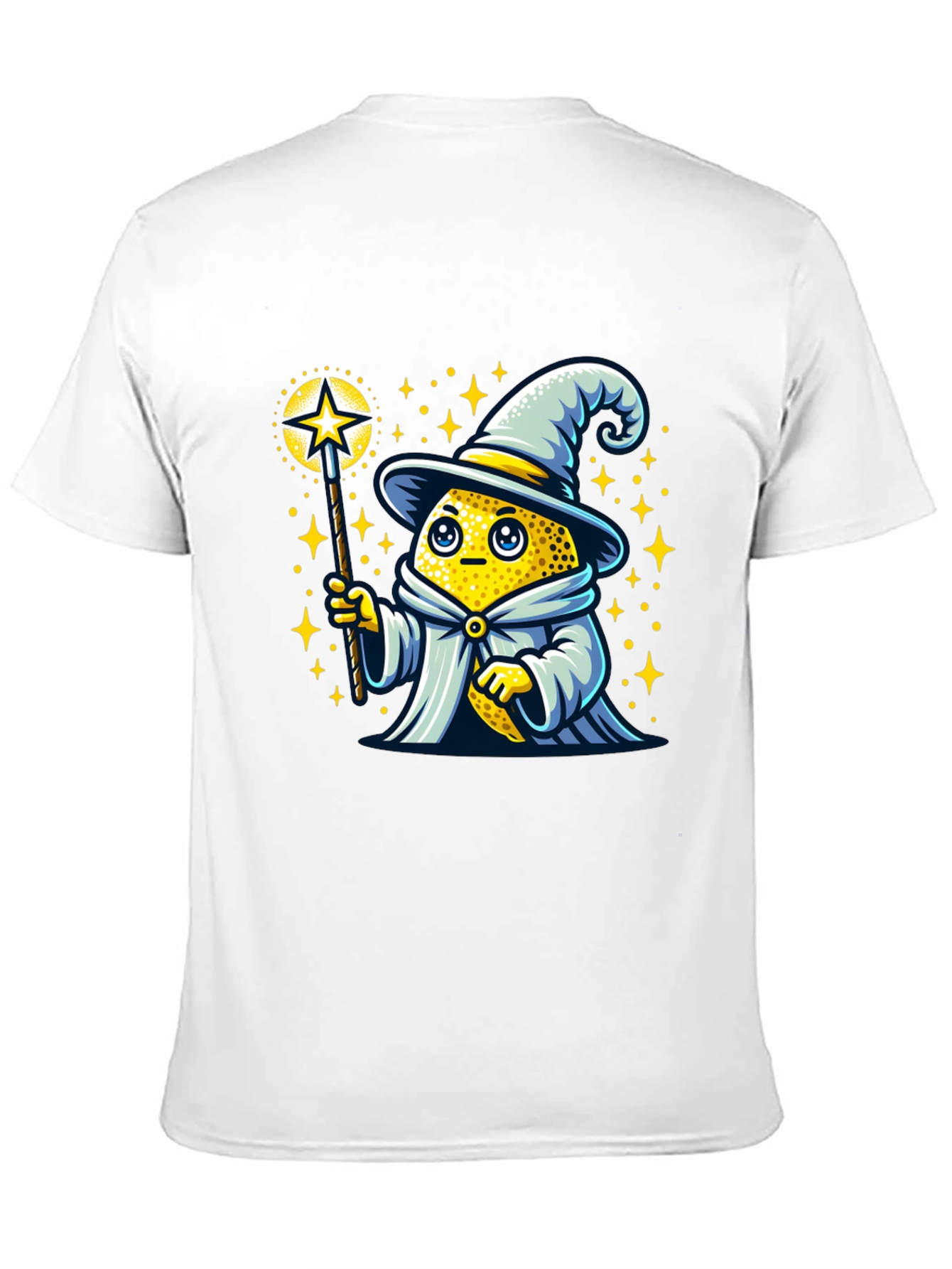 Lemon Wizard Graphic Tee - Magical Fruit Fun!