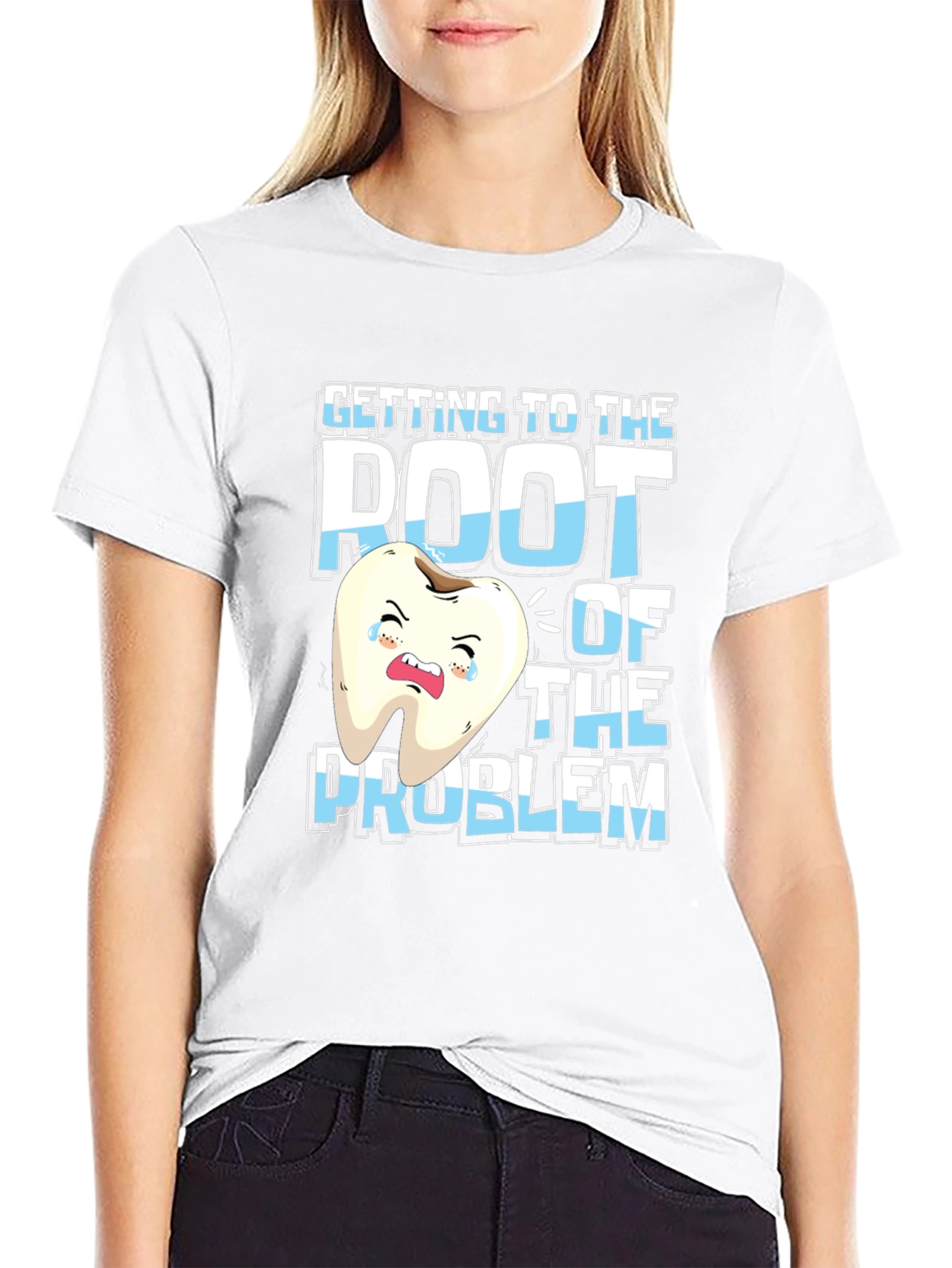 Root of the Problem Funny Dentist T-Shirt