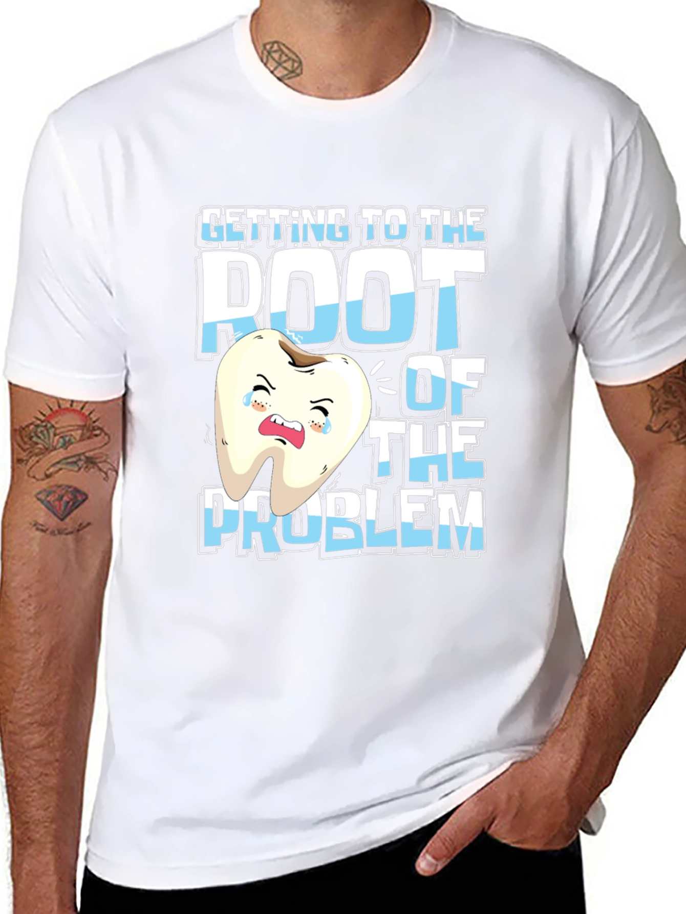 Root of the Problem Funny Dentist T-Shirt