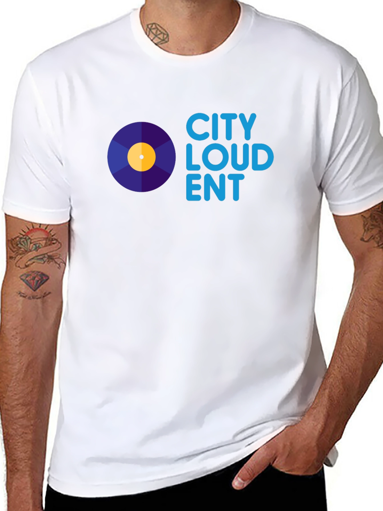 City Loud Ent Graphic Tee - Black
