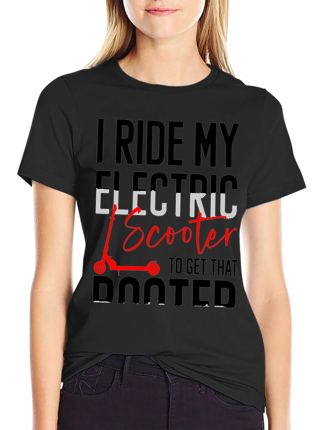 Electric Scooter Rider Graphic Tee
