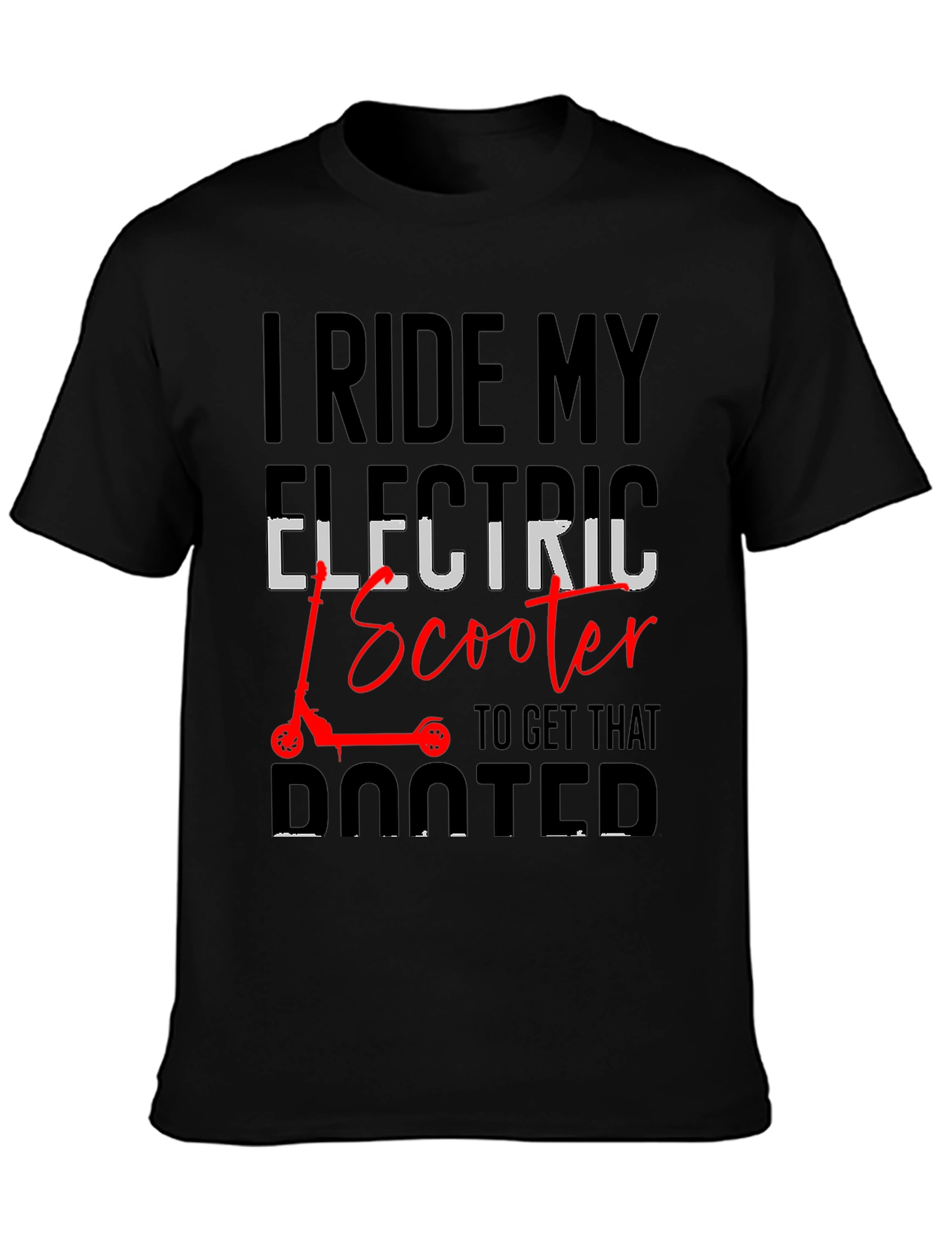 Electric Scooter Rider Graphic Tee