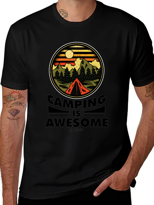 Camping is Awesome T-Shirt