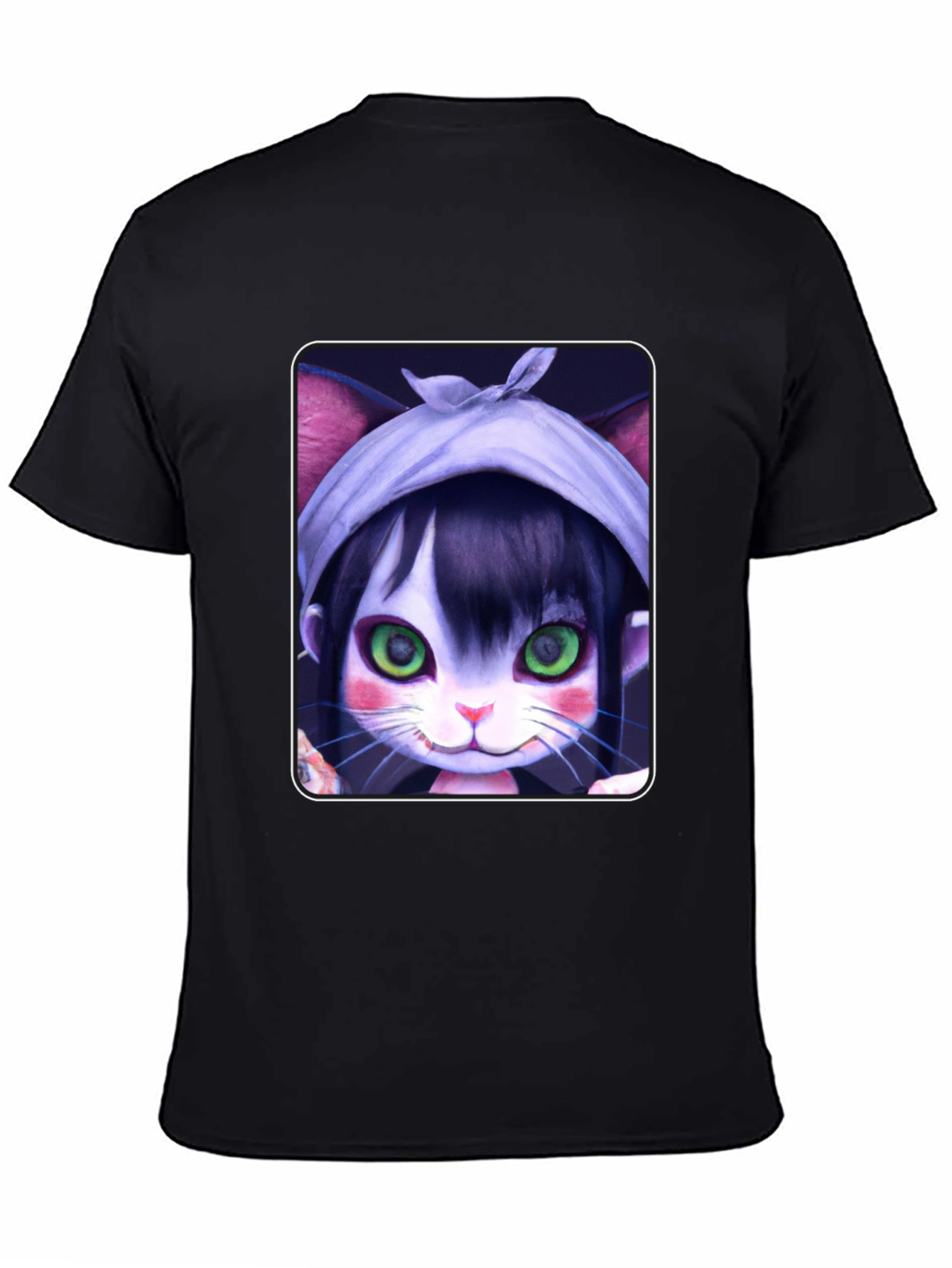 Anime Cat Girl T-Shirt - Unique Graphic Tee