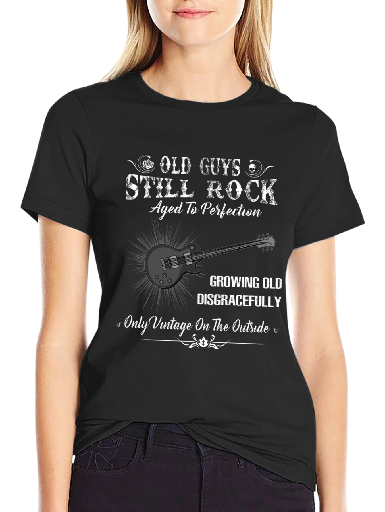 Old Guys Still Rock Aged to Perfection T-Shirt