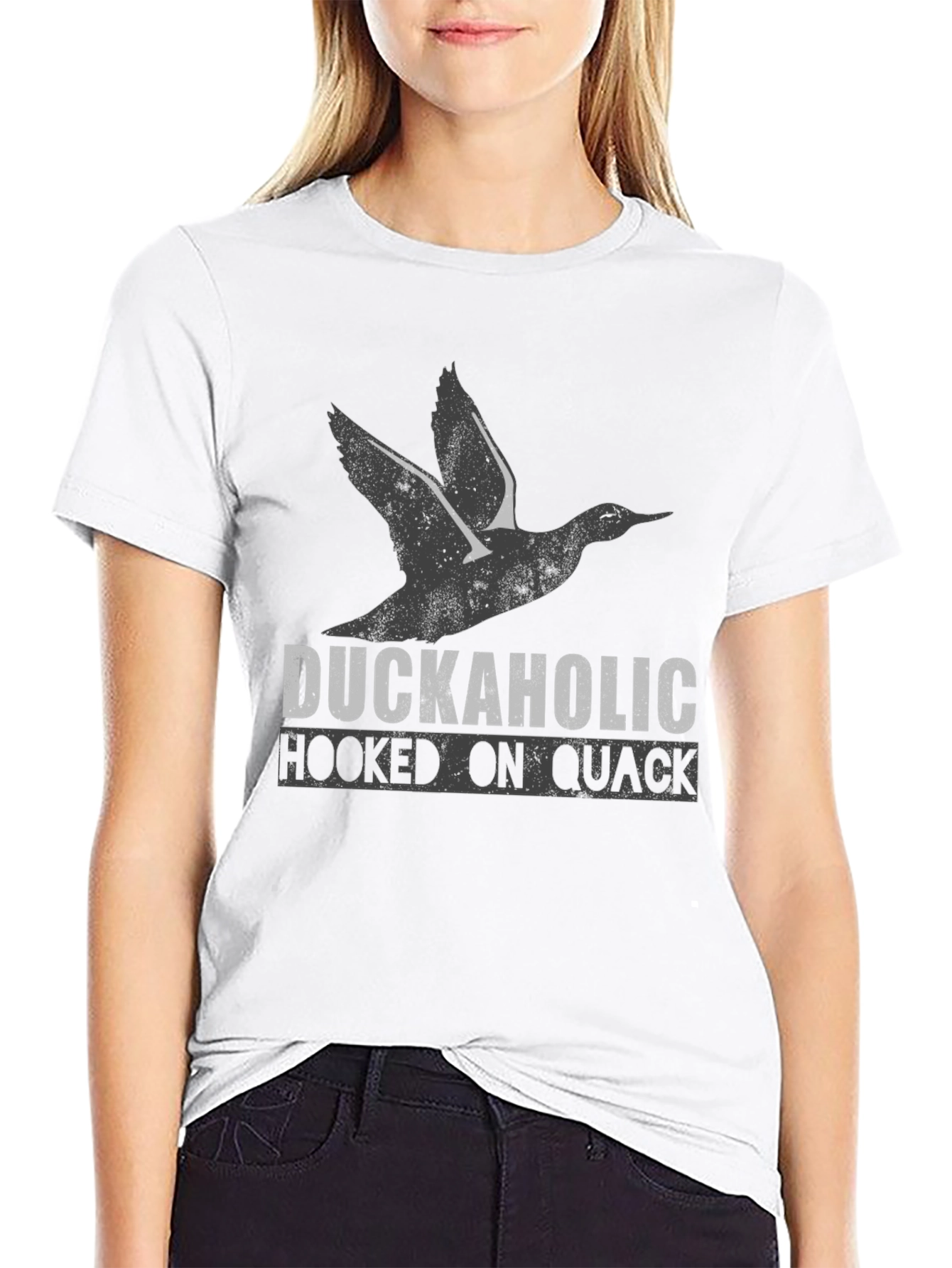 Duckaholic T-Shirt: Hooked on Quack