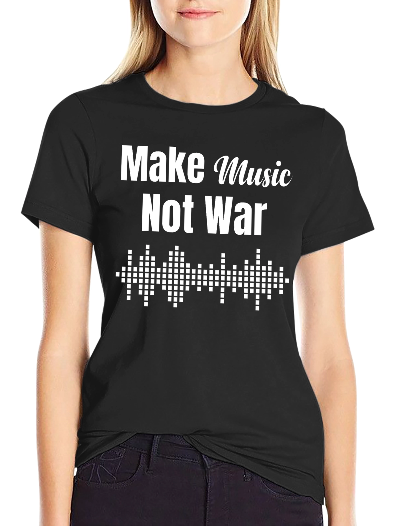 Make Music Not War Graphic Tee