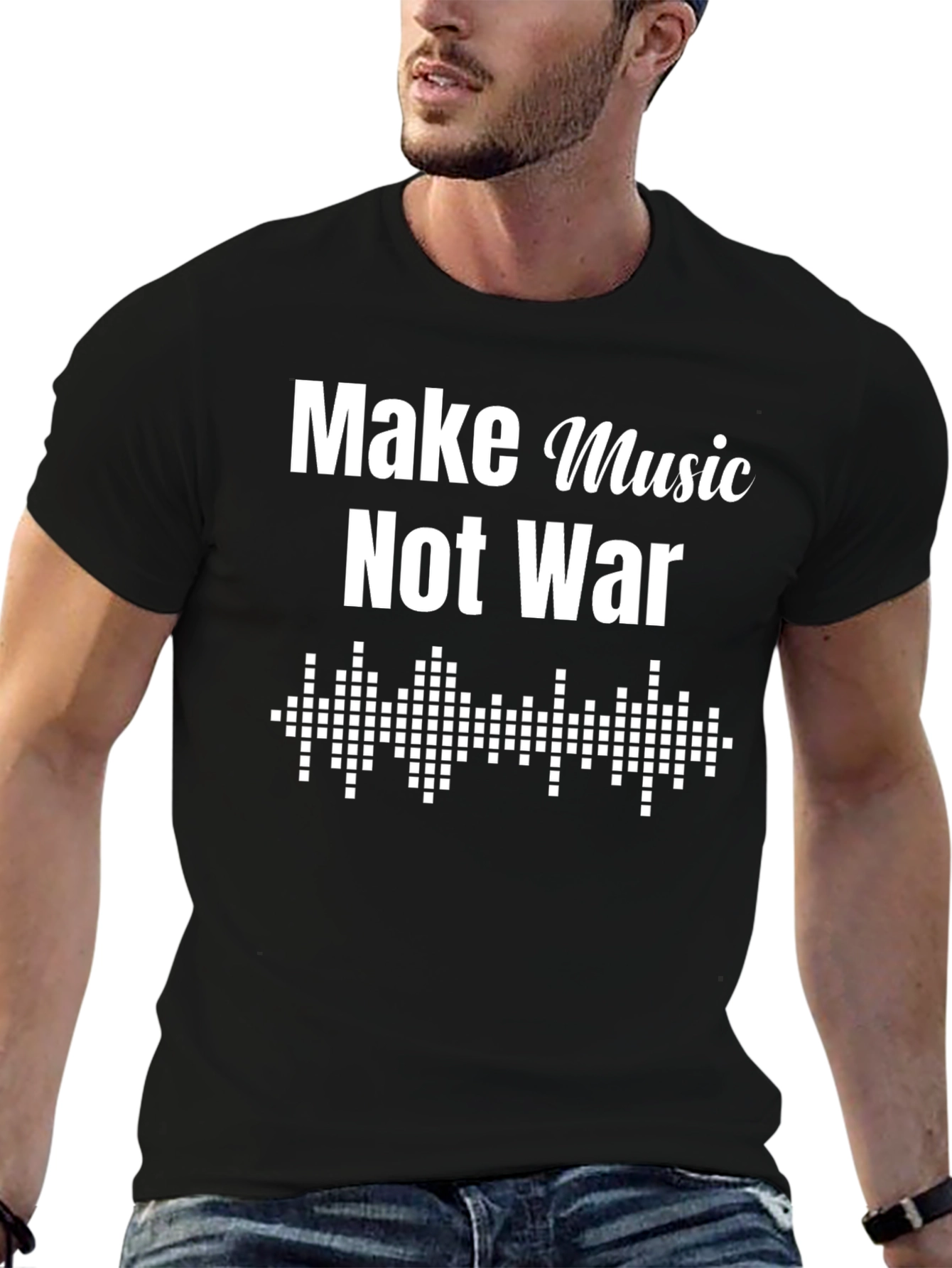 Make Music Not War Graphic Tee