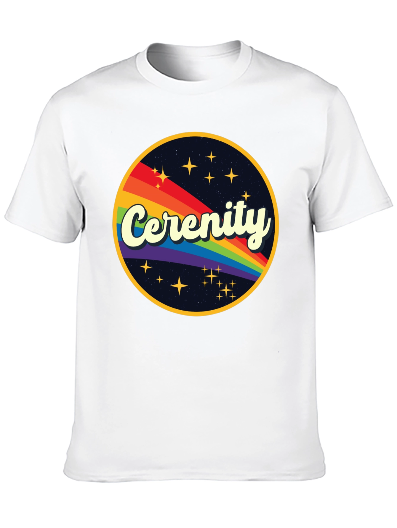 Cerenity Retro Rainbow T-Shirt