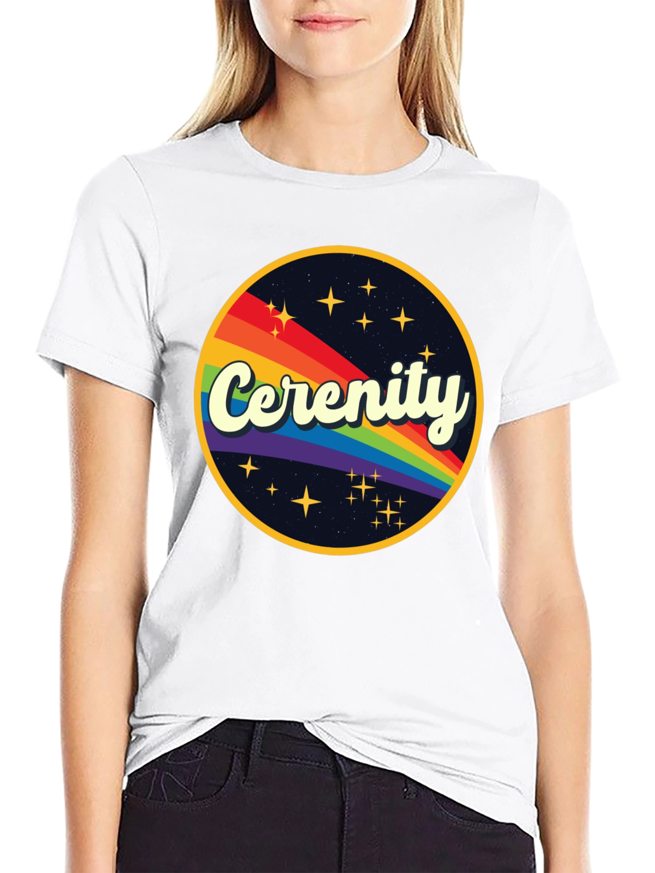 Cerenity Retro Rainbow T-Shirt