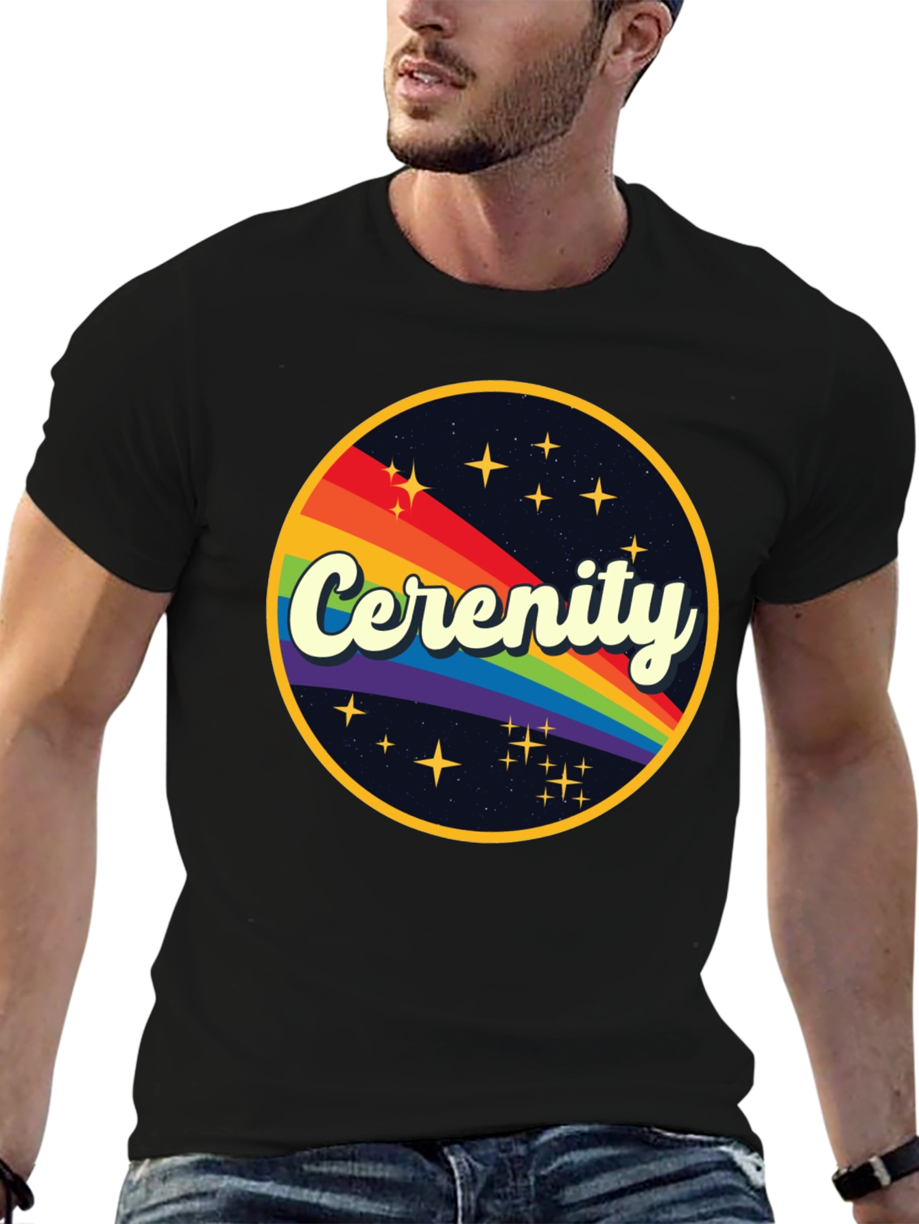 Cerenity Retro Rainbow T-Shirt