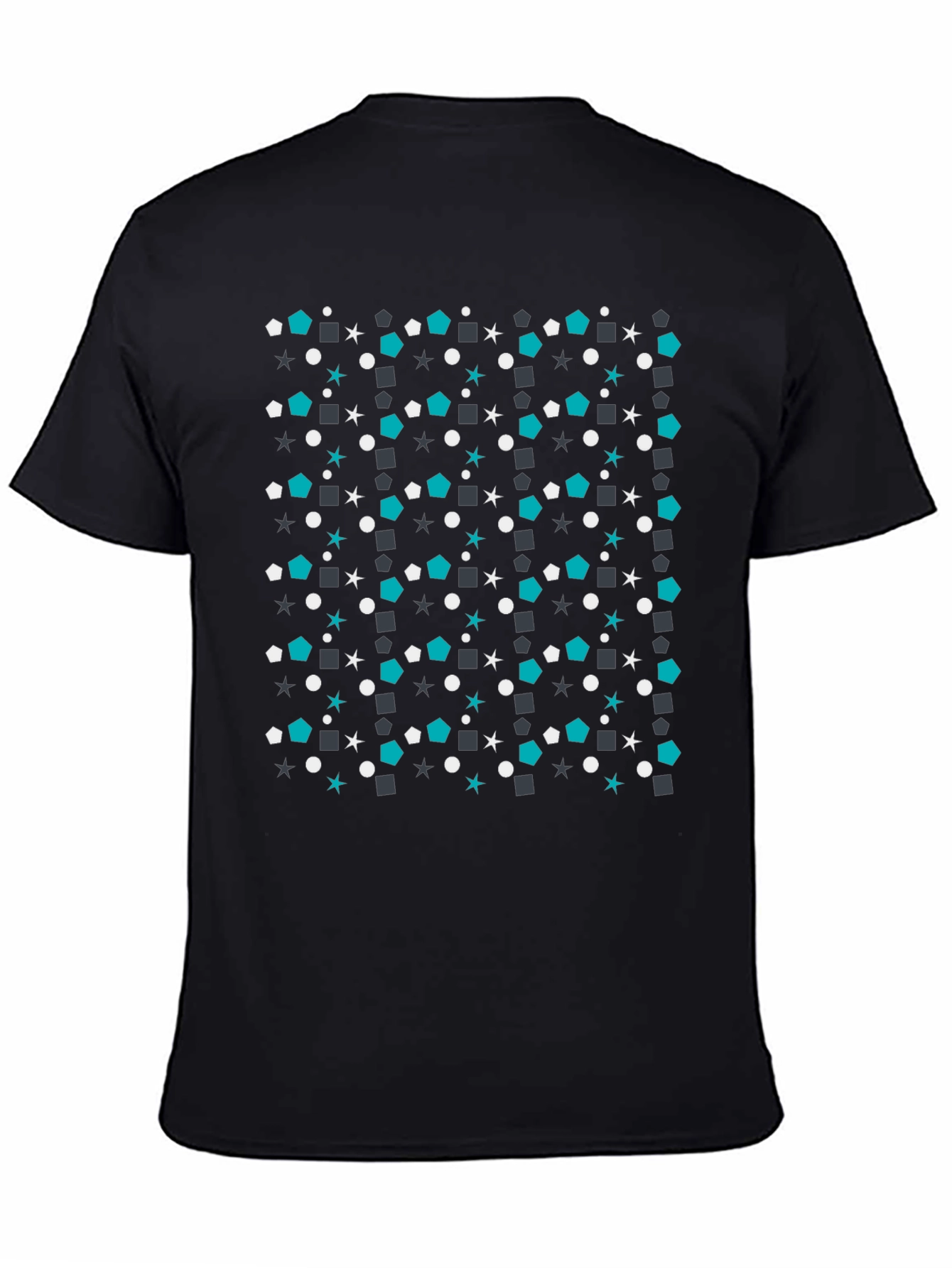 Geometric Pattern Tee - Modern Casual Style