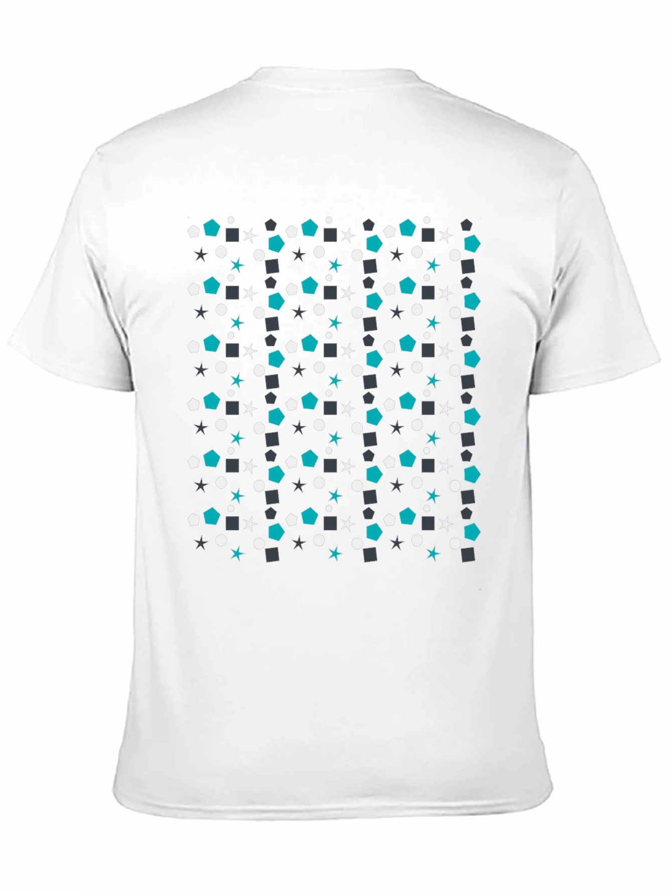 Geometric Pattern Tee - Modern Casual Style