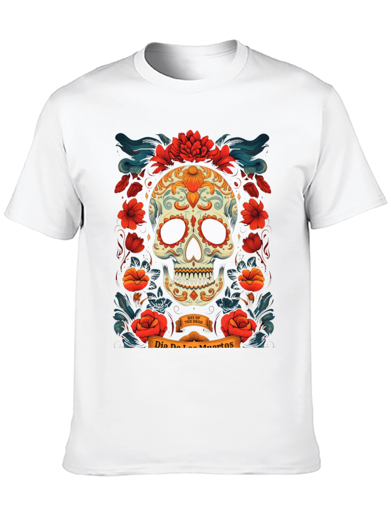 Dia de los Muertos Skull T-Shirt