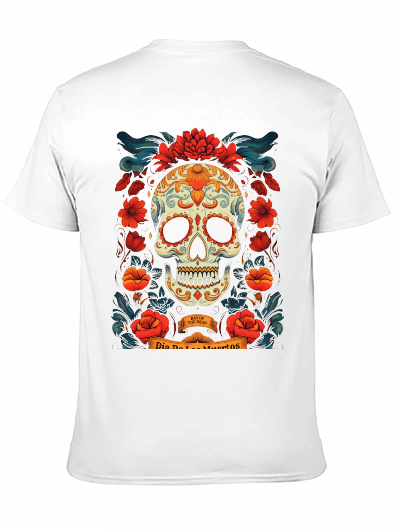 Dia de los Muertos Skull T-Shirt