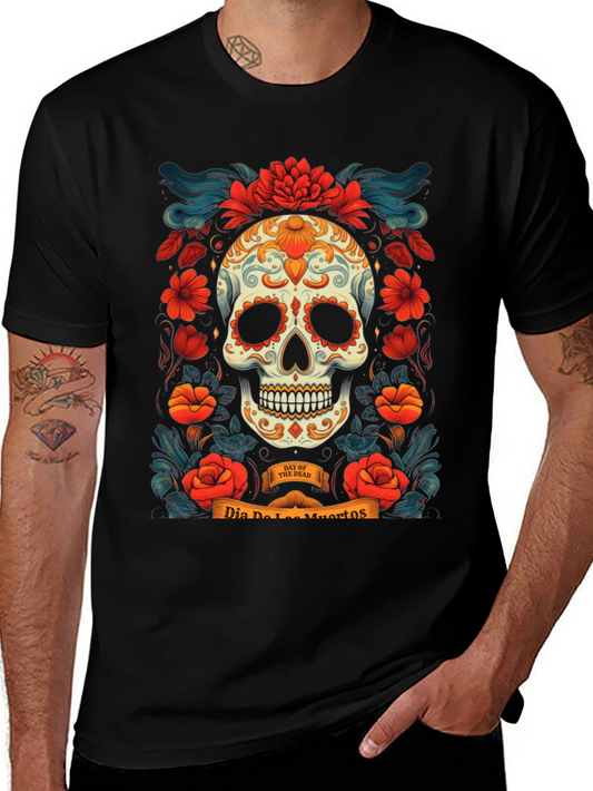 Dia de los Muertos Skull T-Shirt