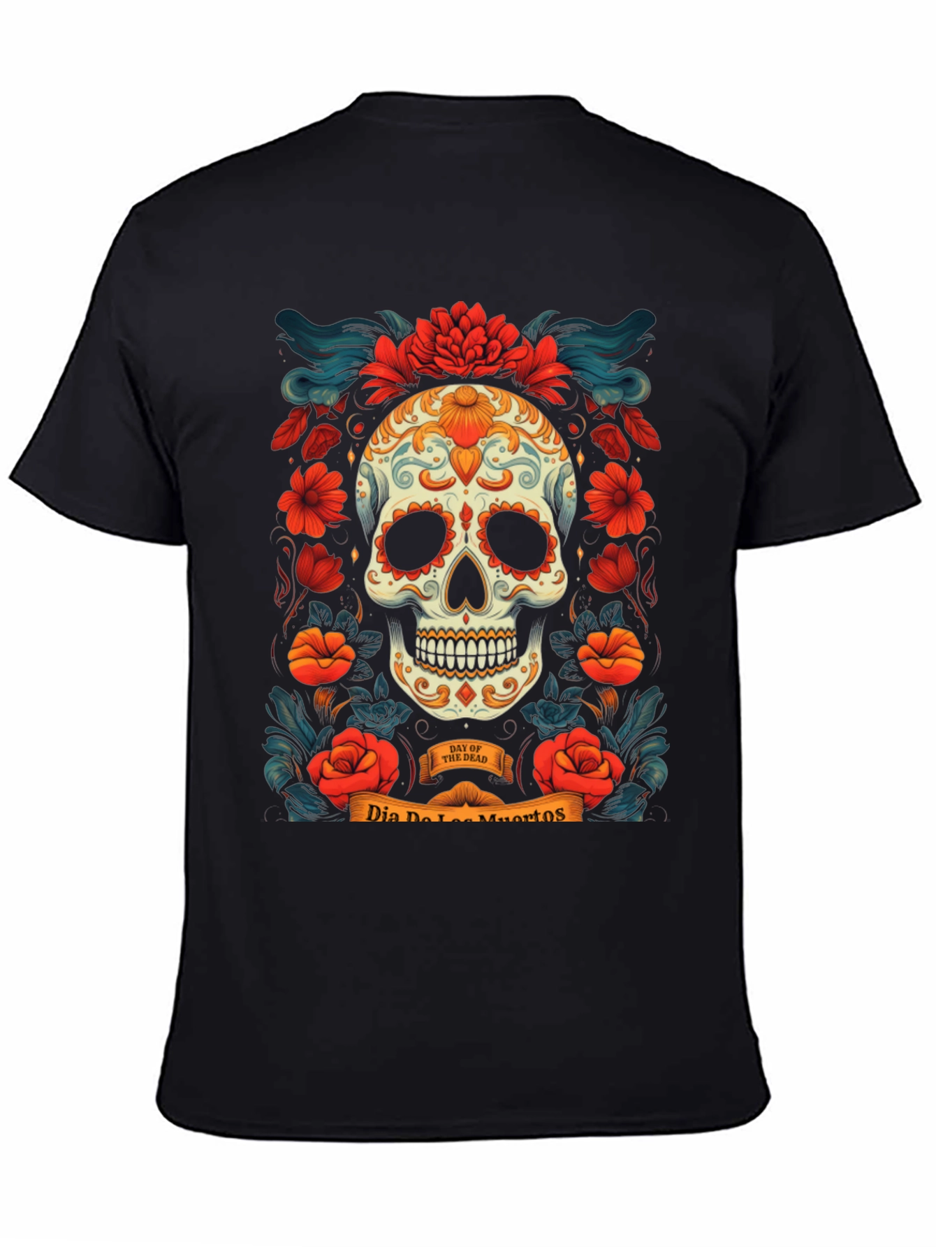 Dia de los Muertos Skull T-Shirt