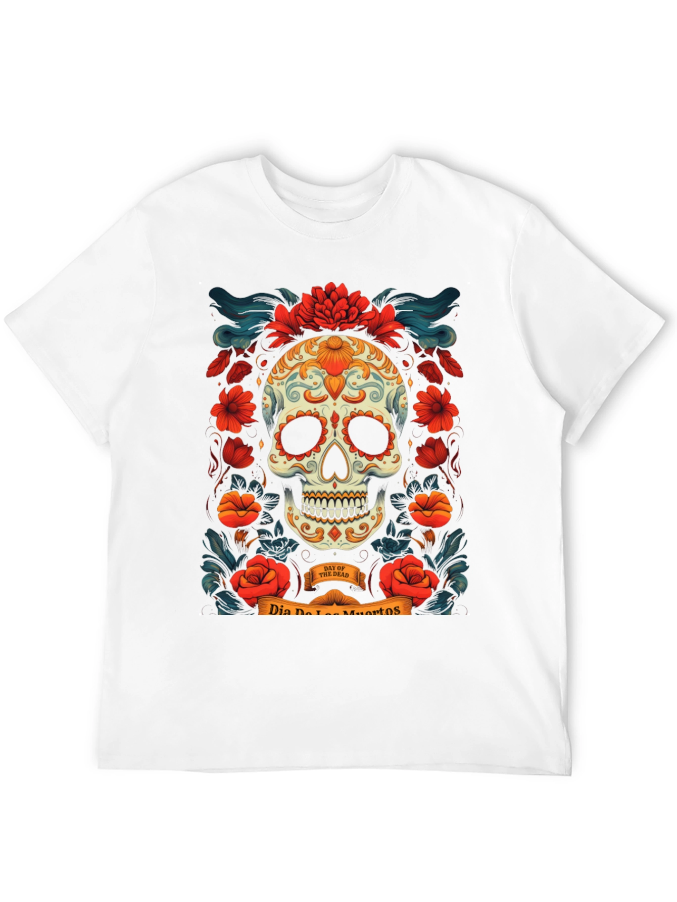 Dia de los Muertos Skull T-Shirt