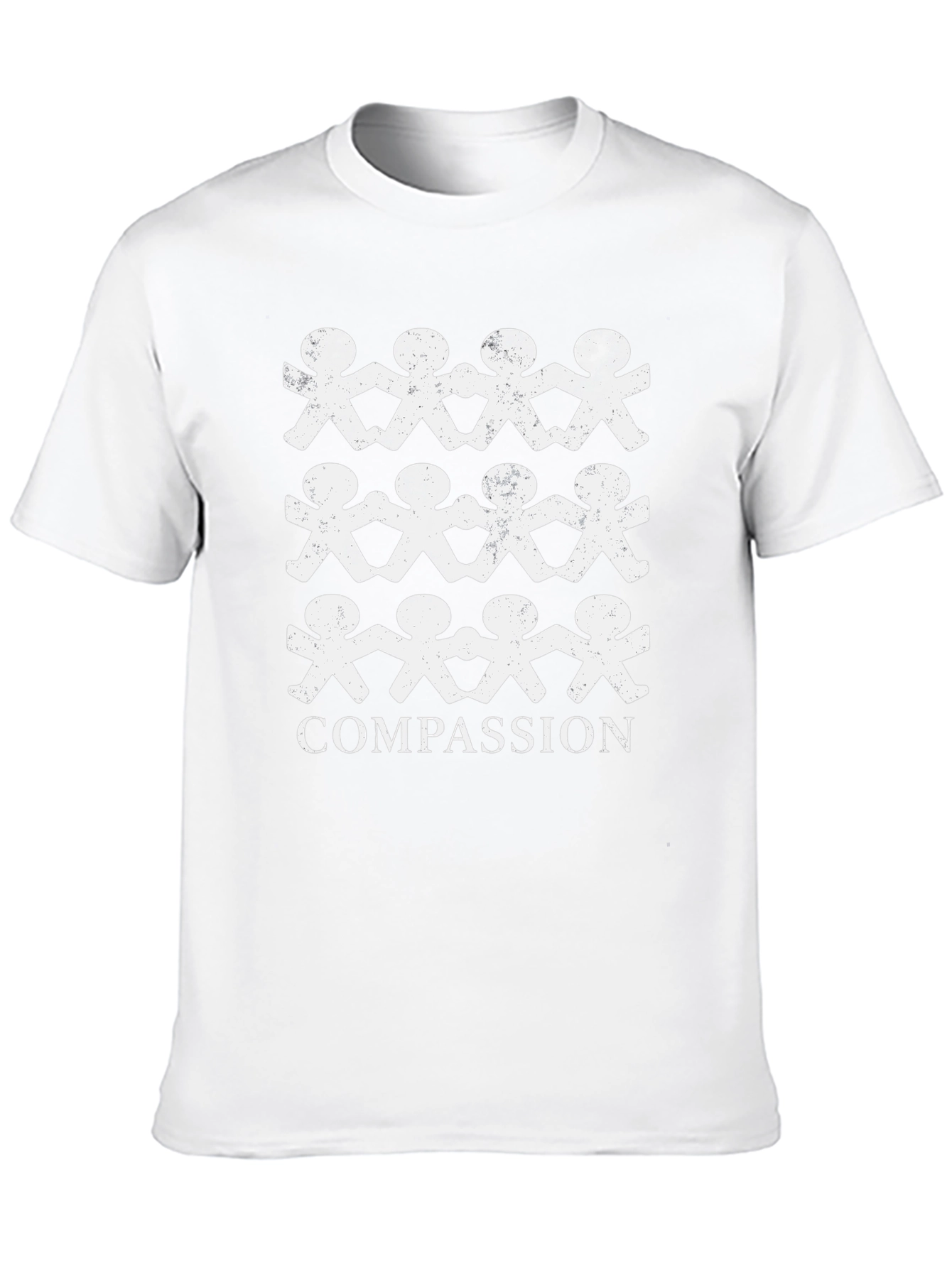 Compassion Graphic Tee - Black Cotton T-Shirt