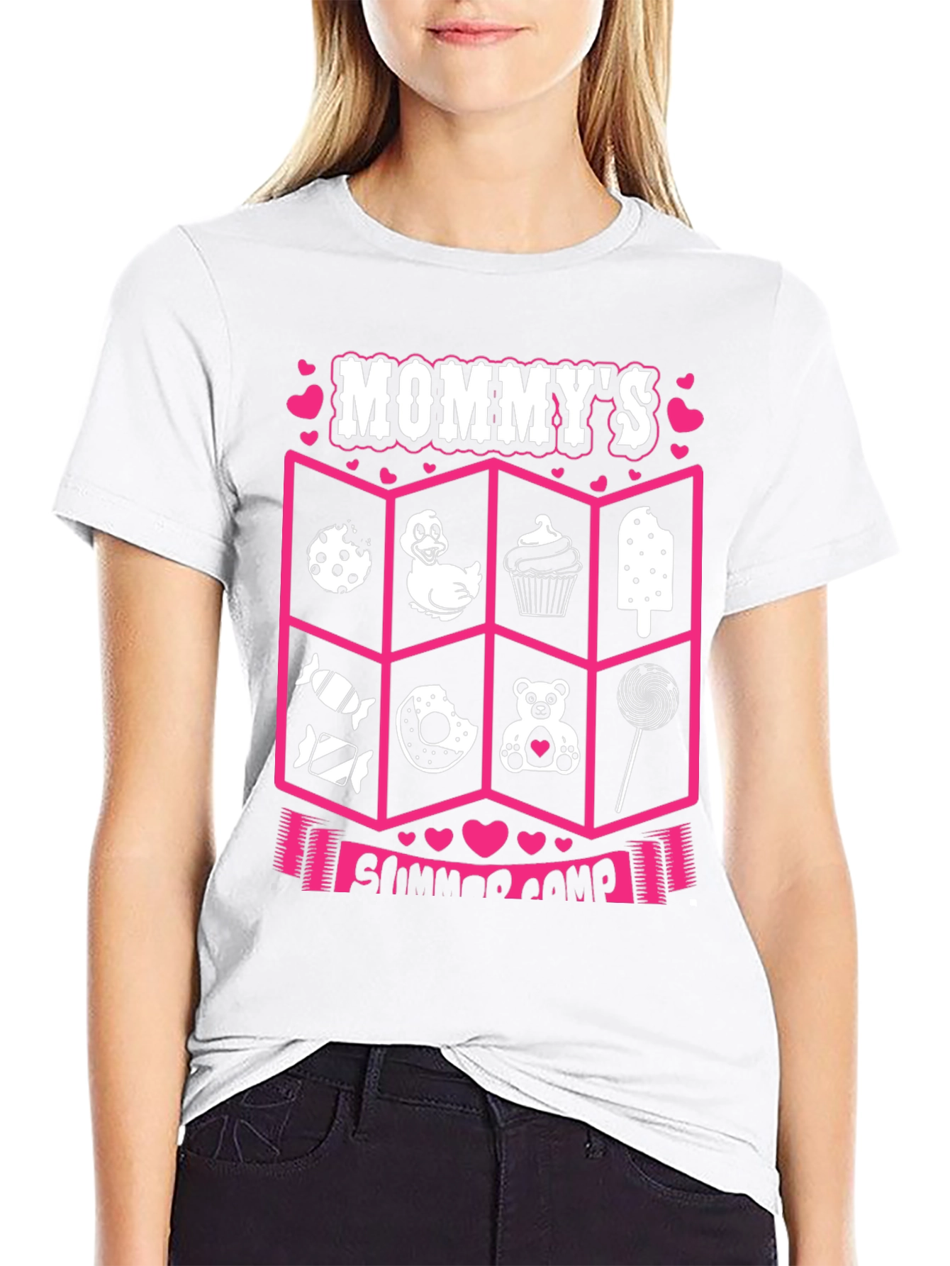 Mommys Summer Camp Graphic Tee