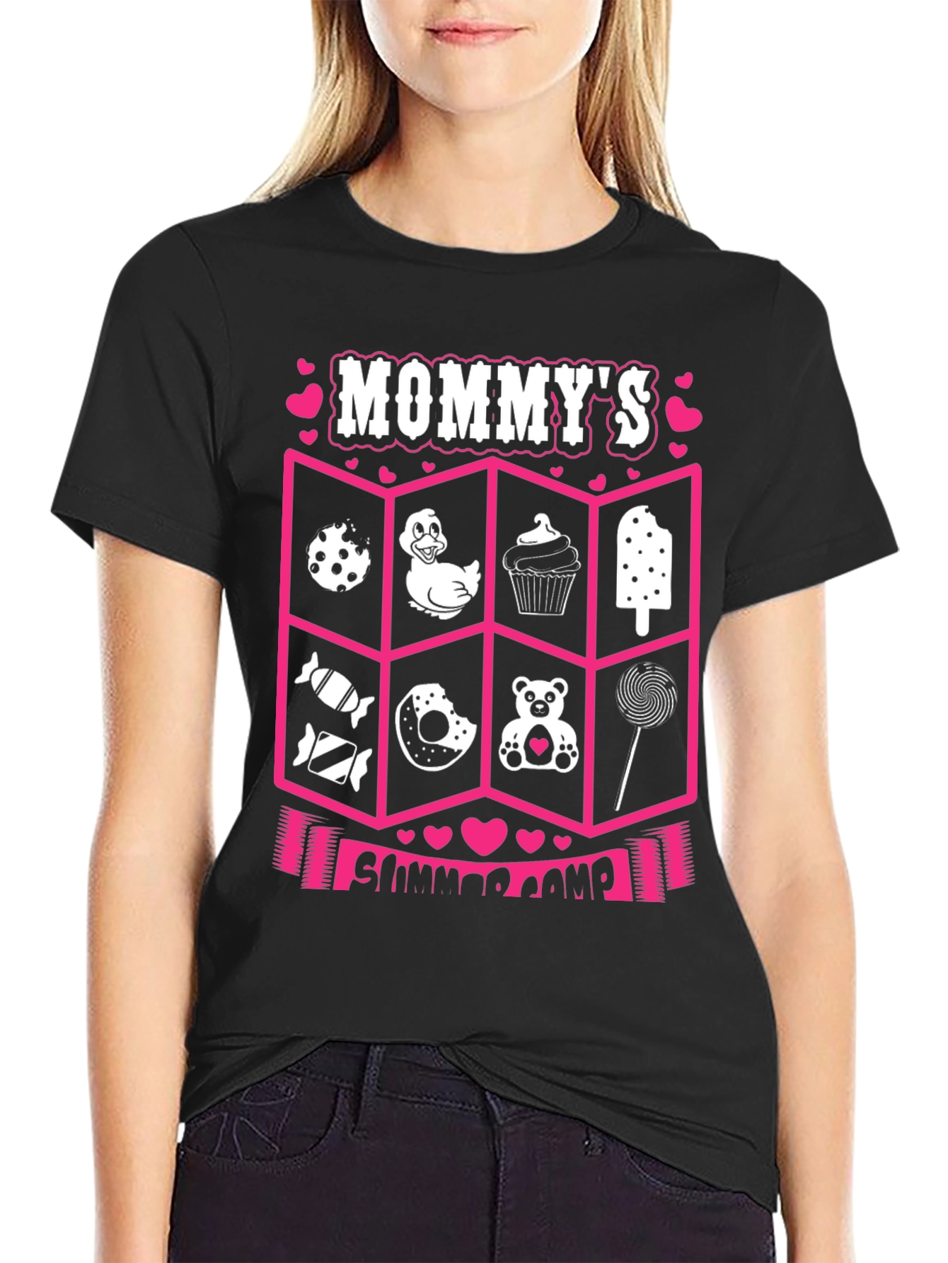 Mommys Summer Camp Graphic Tee
