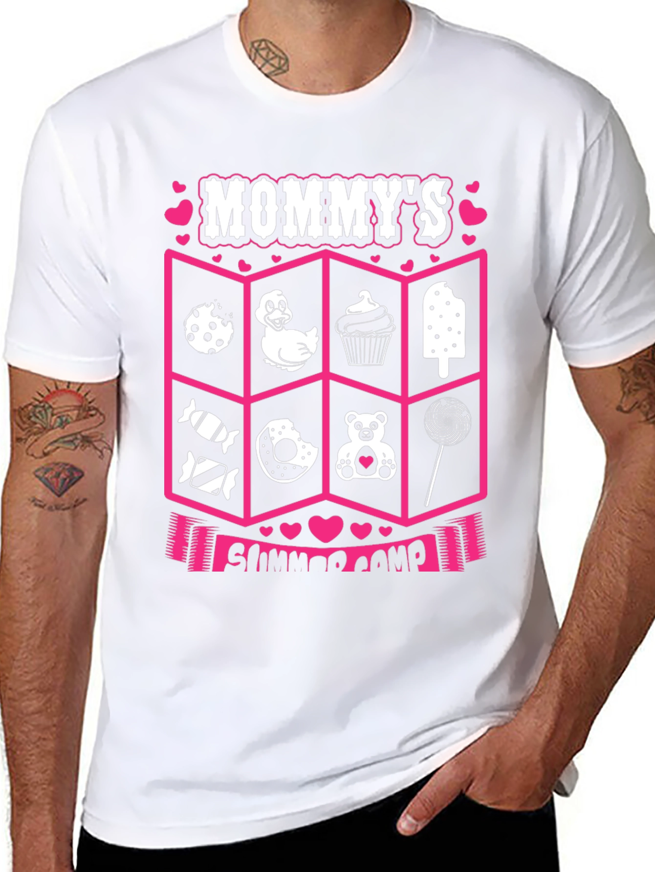 Mommys Summer Camp Graphic Tee