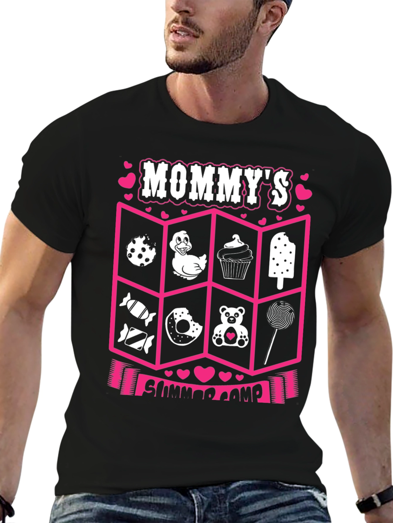 Mommys Summer Camp Graphic Tee