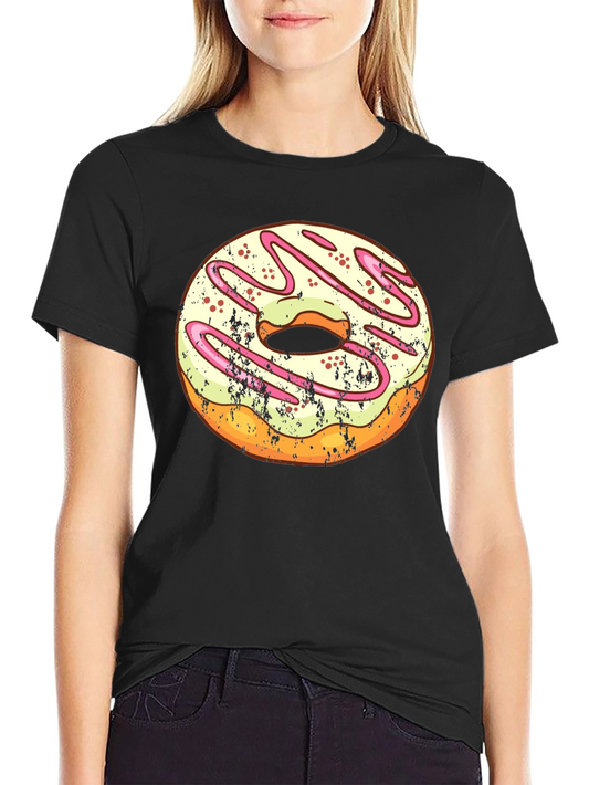 Donut Graphic Tee - Funny Foodie T-Shirt