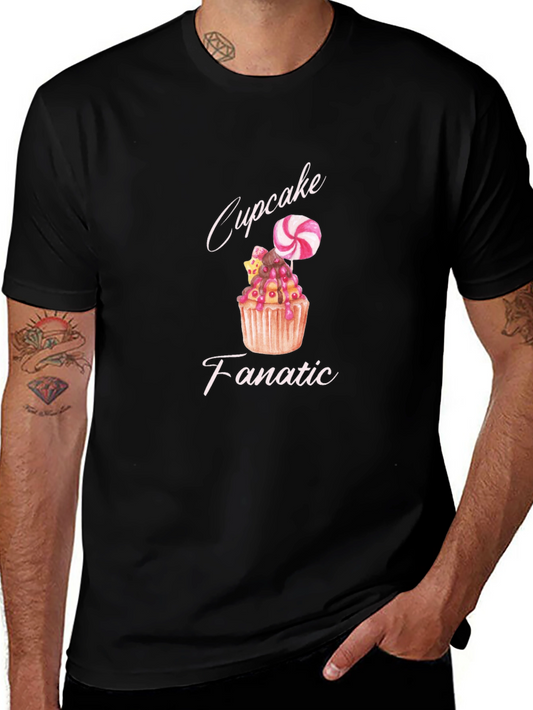 Cupcake Fanatic Black T-Shirt
