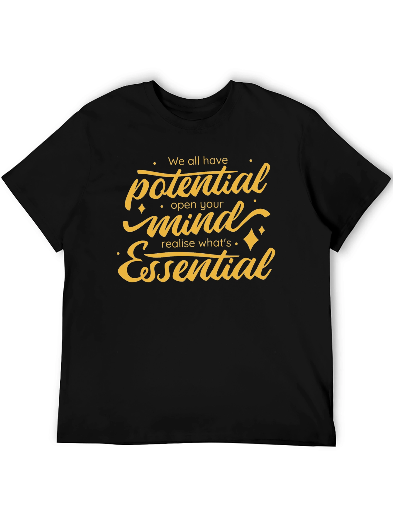 Motivational T-Shirt - Potential Mind Essential