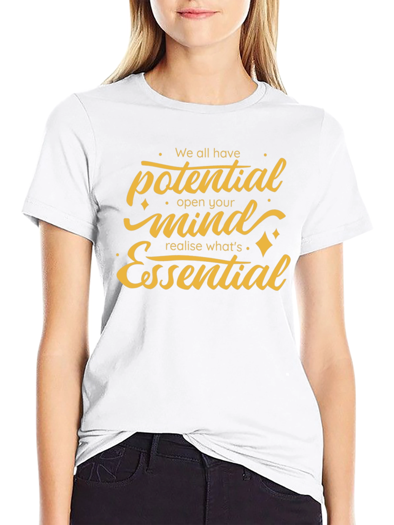 Motivational T-Shirt - Potential Mind Essential