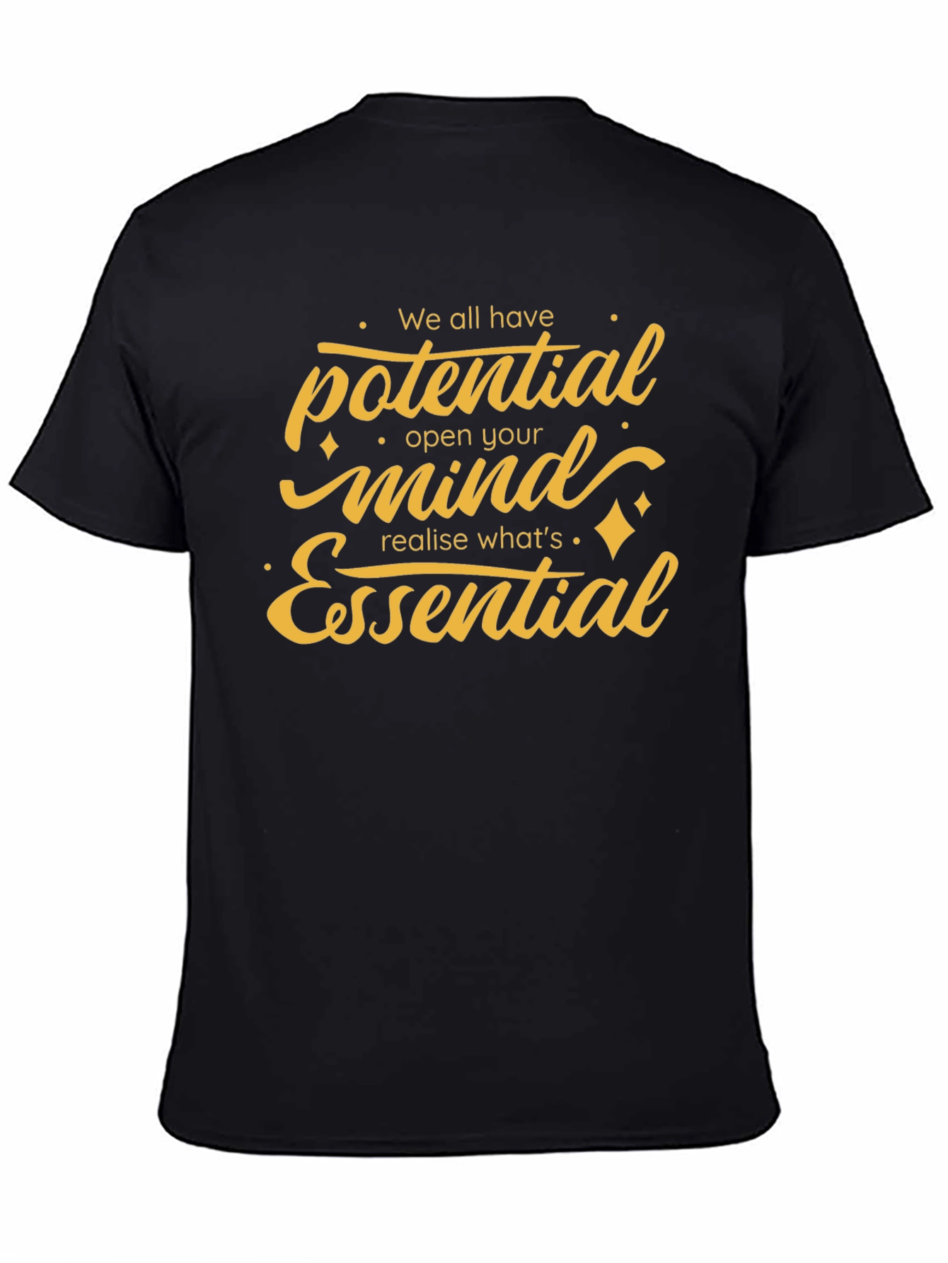 Motivational T-Shirt - Potential Mind Essential