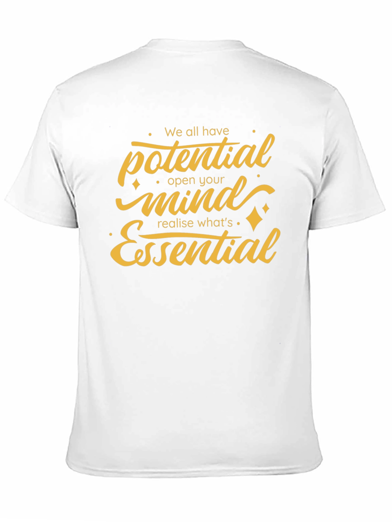 Motivational T-Shirt - Potential Mind Essential