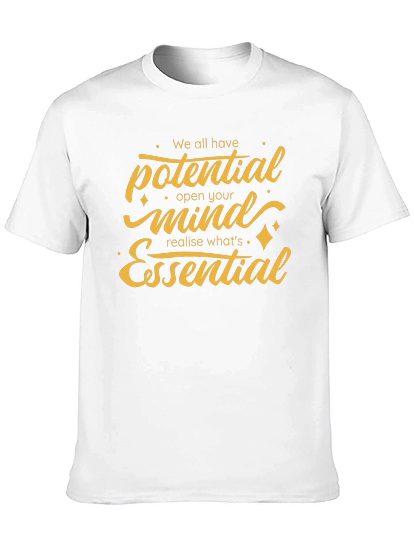 Motivational T-Shirt - Potential Mind Essential