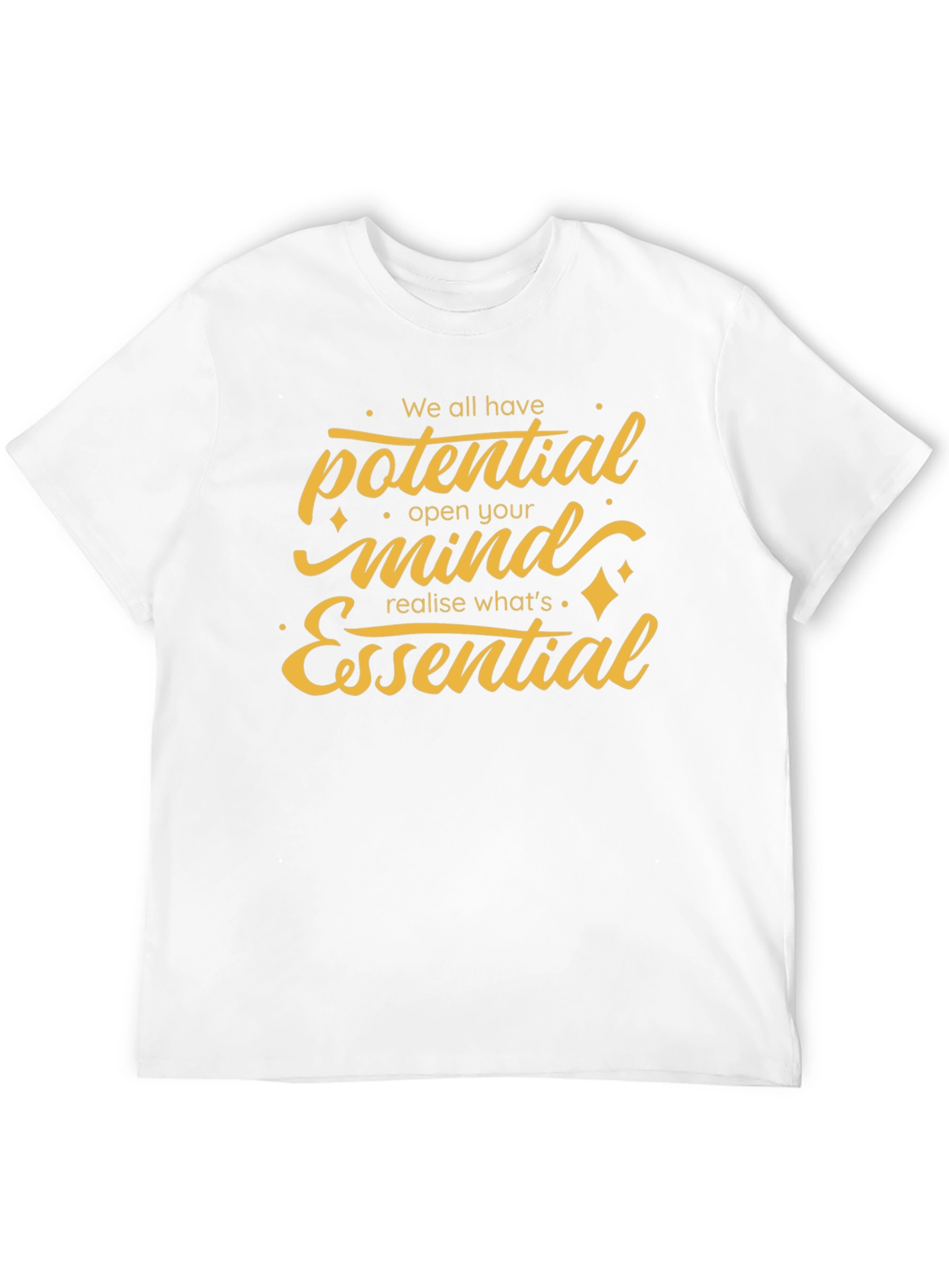 Motivational T-Shirt - Potential Mind Essential