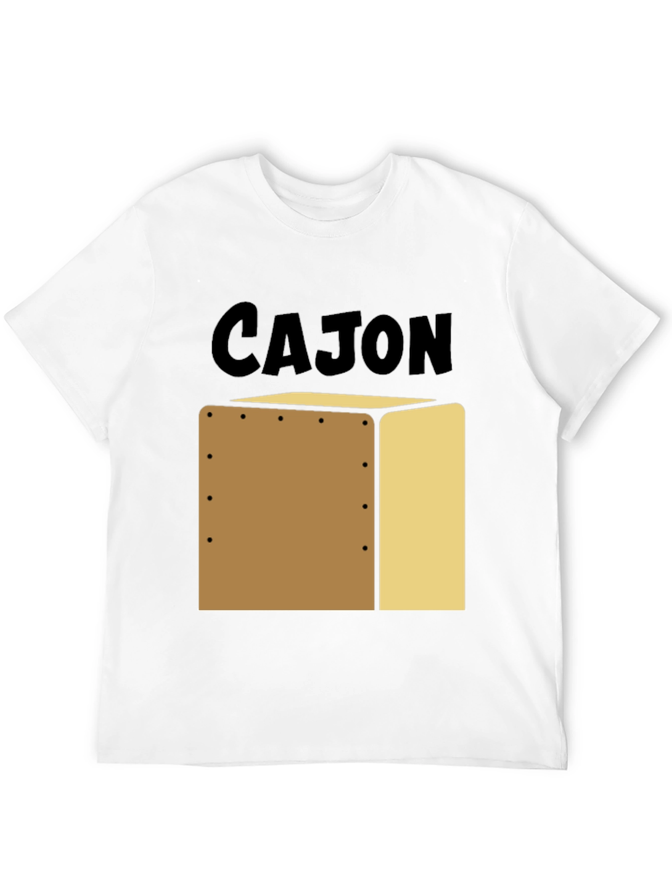 Cajon Drum Instrument T-Shirt - Percussion Music Tee