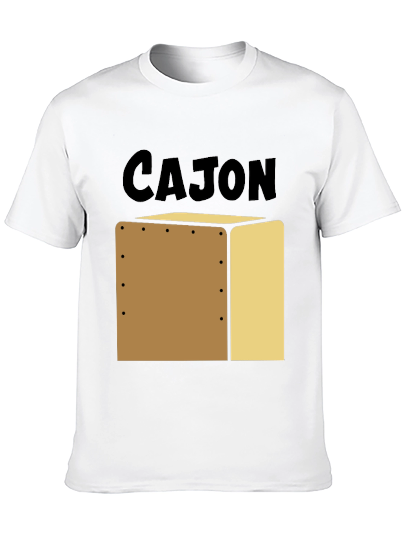 Cajon Drum Instrument T-Shirt - Percussion Music Tee