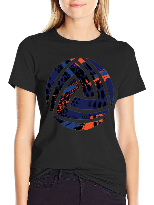 Volleyball Graphic Tee - Stylish Sport Shirt