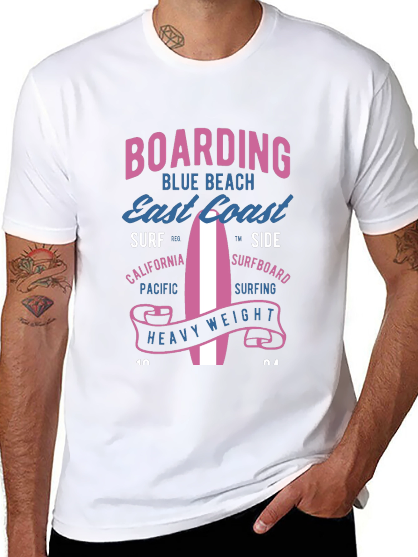 Boarding East Coast Surf T-Shirt