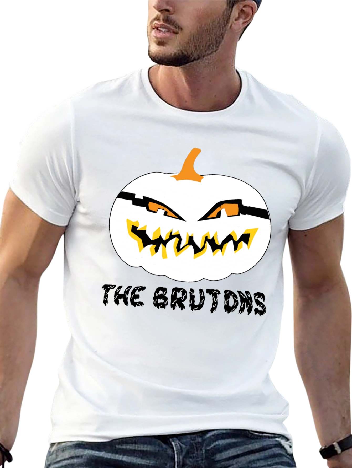 Halloween Pumpkin Graphic Tee -  The Brutons