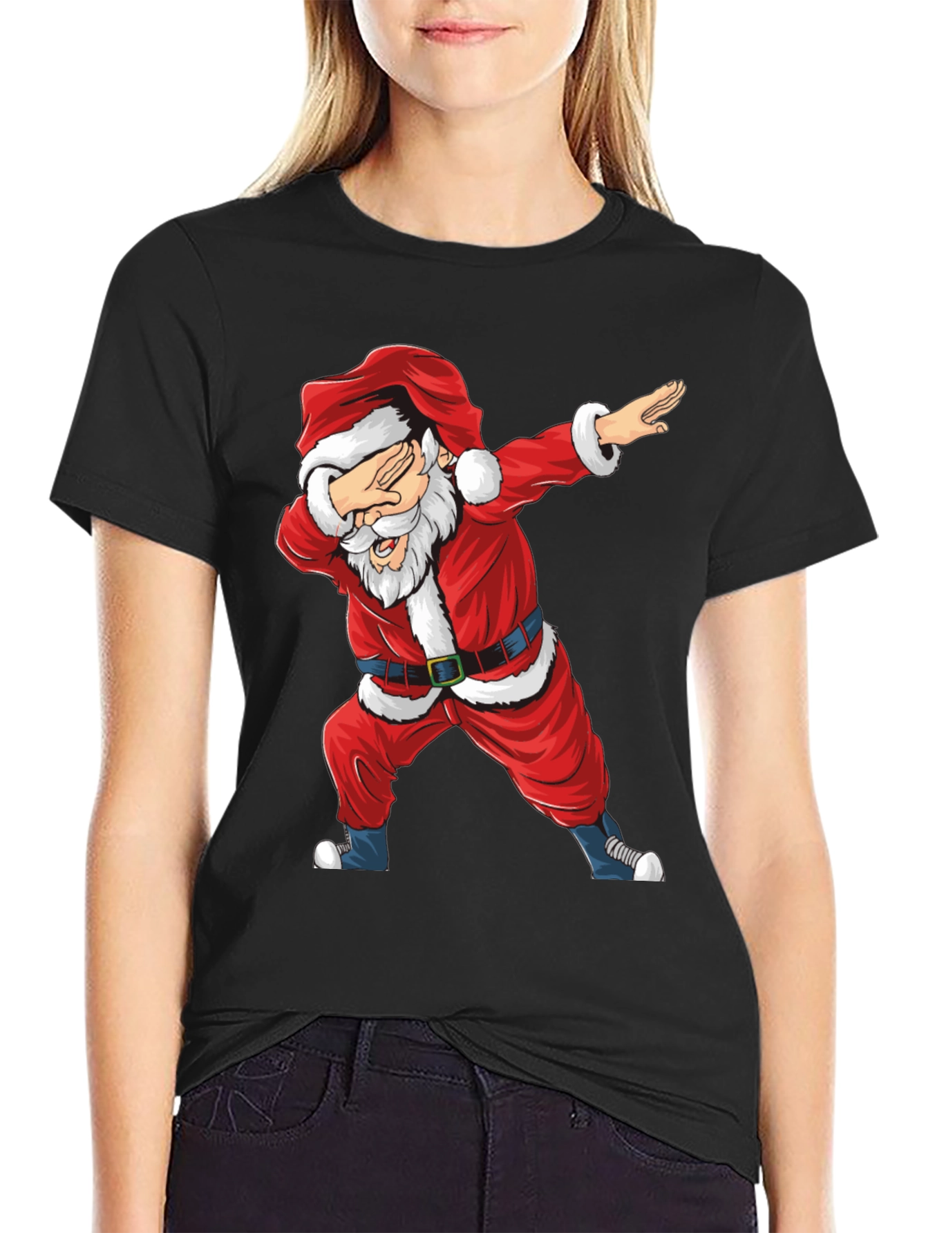 Dabbing Santa T-Shirt - Christmas Holiday Tee