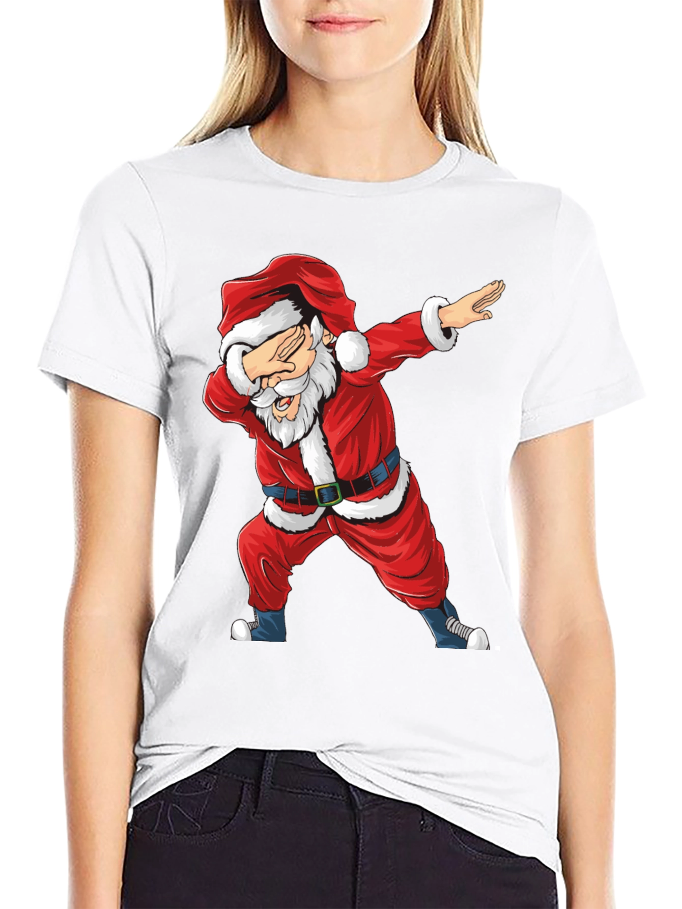 Dabbing Santa T-Shirt - Christmas Holiday Tee
