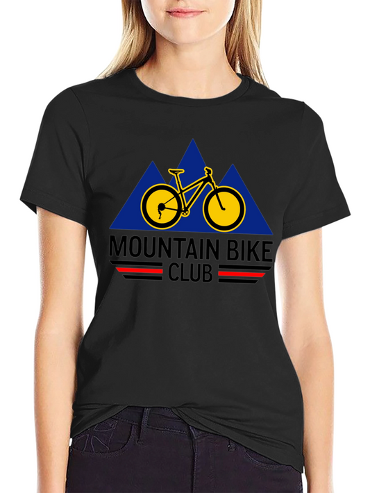 Mountain Bike Club Black Graphic Tee