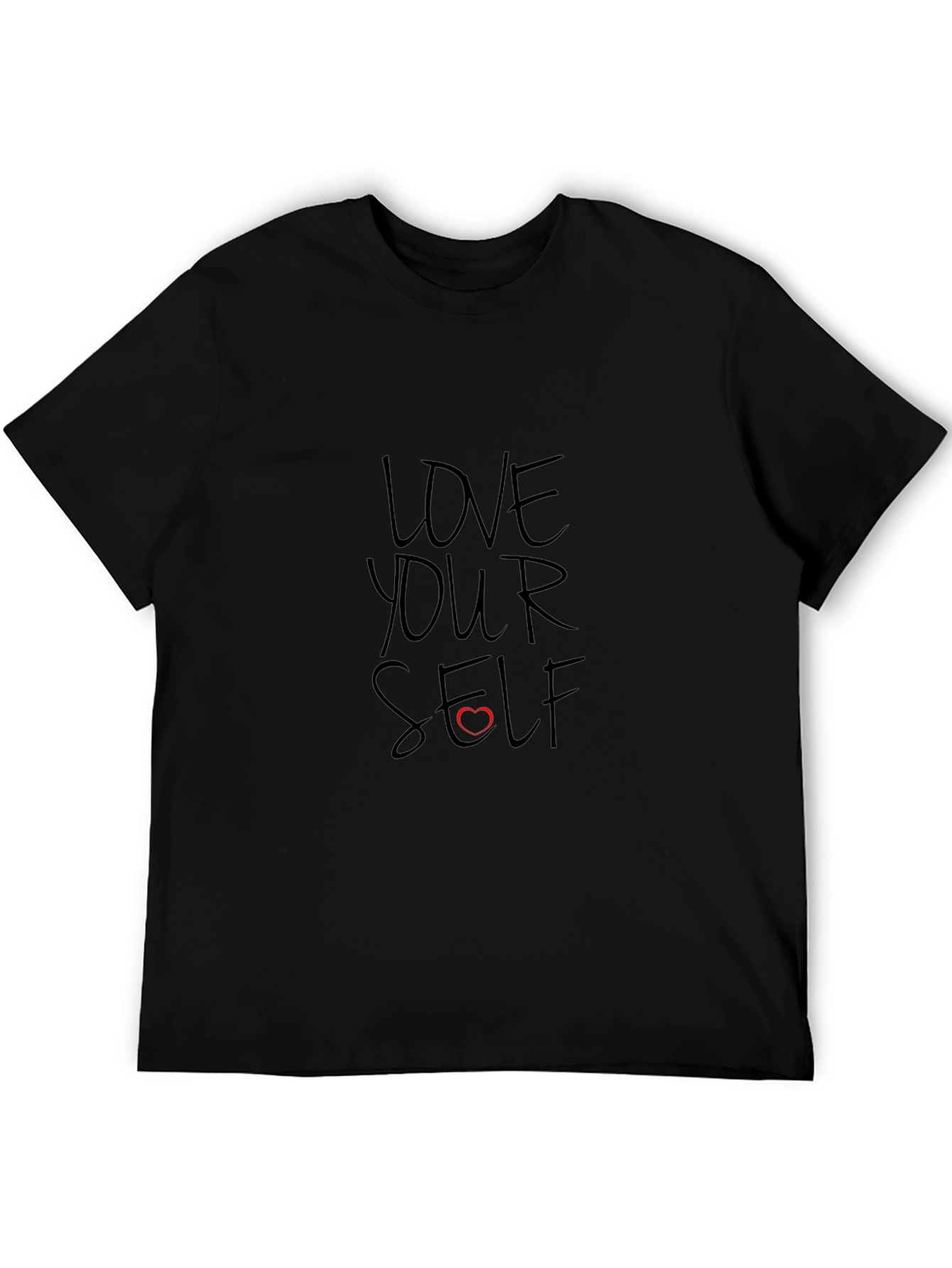 Love Yourself Black Graphic Tee
