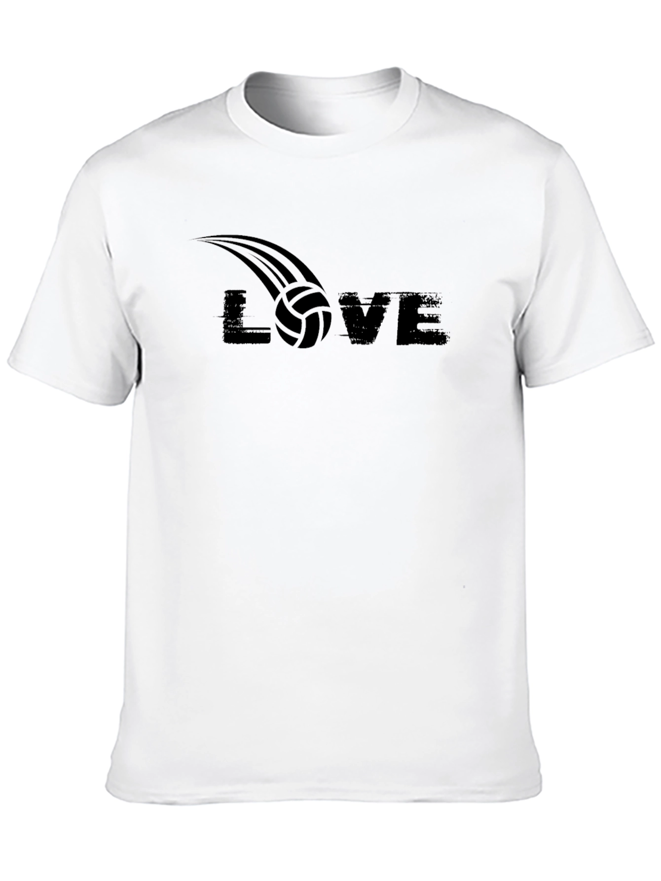 Volleyball Love Graphic Tee - Black T-Shirt