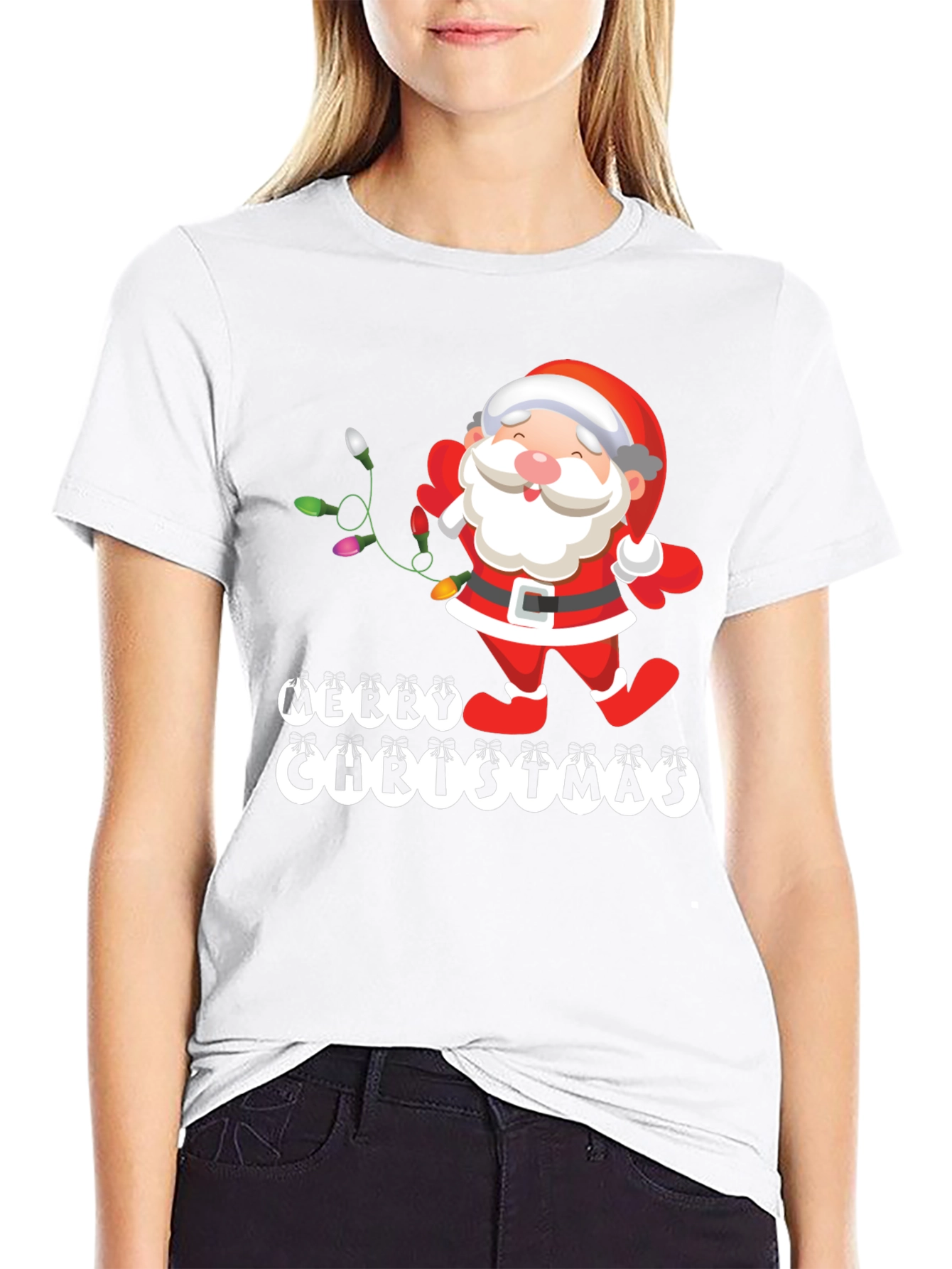 Merry Christmas Santa Graphic Tee