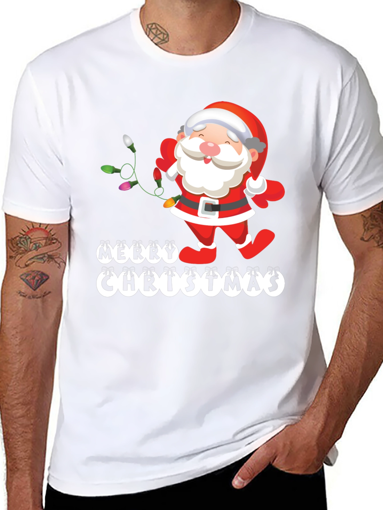 Merry Christmas Santa Graphic Tee