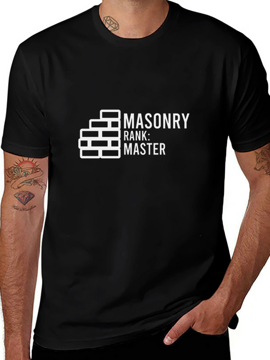 Masonry Master Rank Graphic T-Shirt