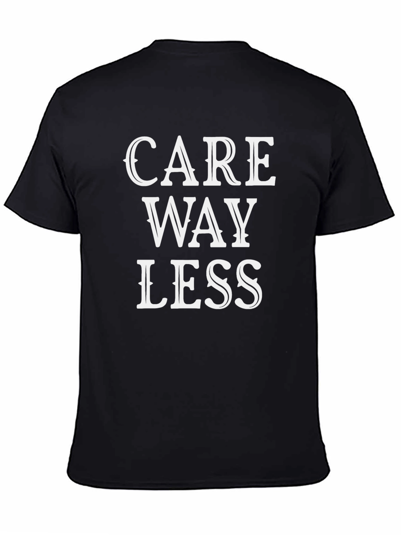 Care Way Less Graphic Tee - Relaxed Fit
