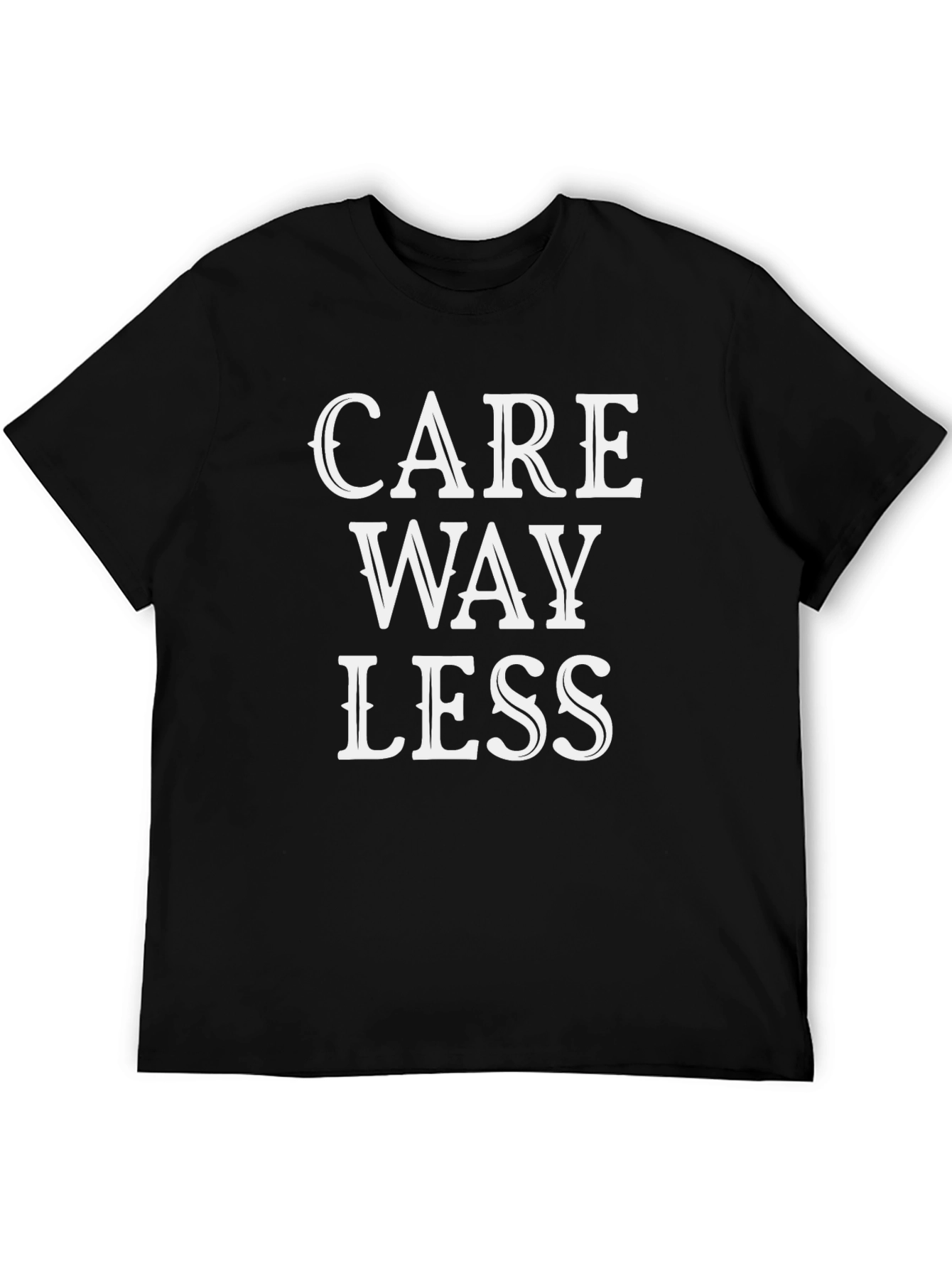 Care Way Less Graphic Tee - Relaxed Fit